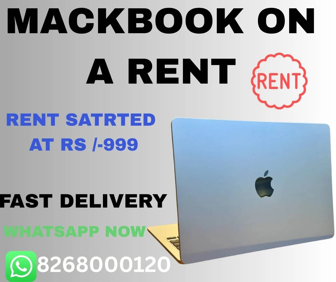 Rent a Macbook on start at rs.999/- - image 1