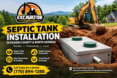 Septic Tank Installation in Pickens County & North Georgia - image 1