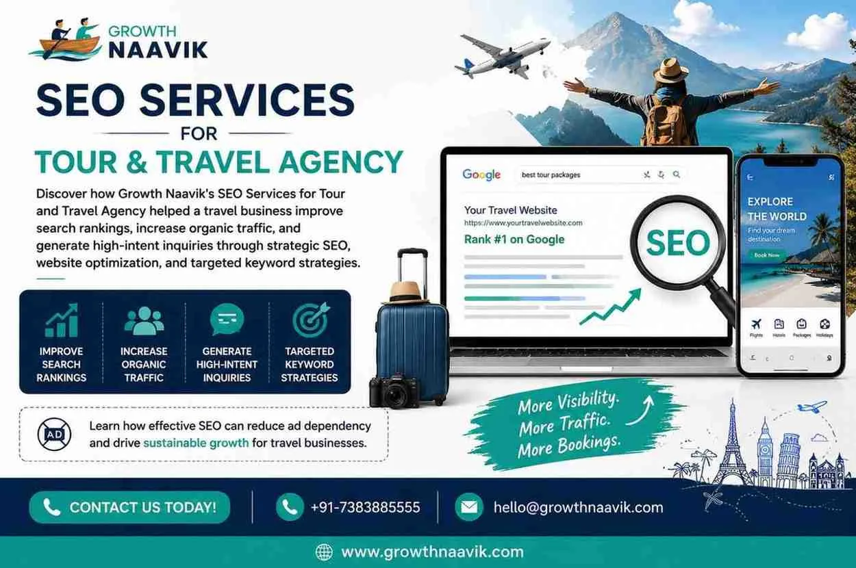 SEO Services for Tour and Travel Agency | Growth Naavik - image 1