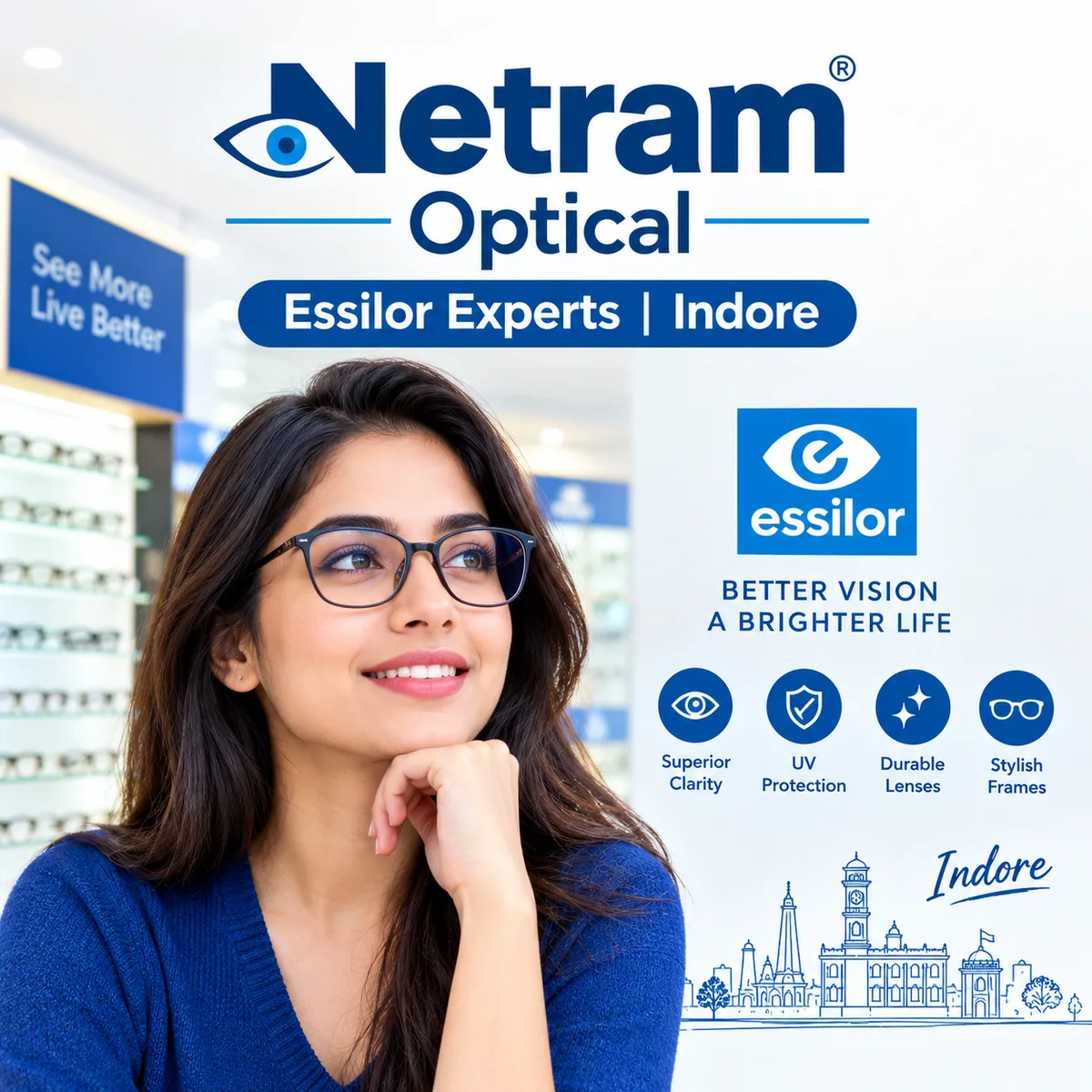 Netram Optical – Essilor Experts | Indore - image 1