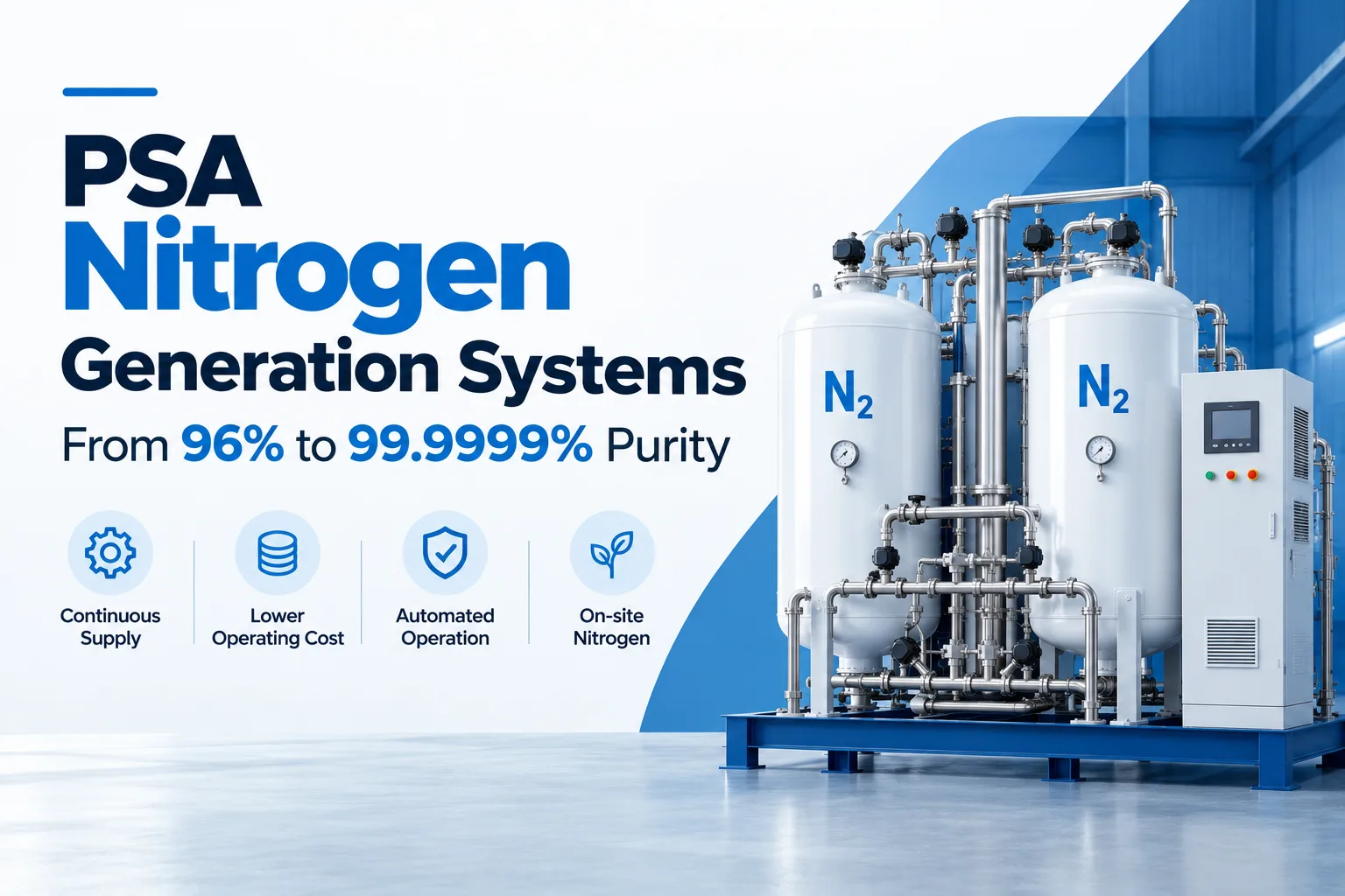 PSA Nitrogen Generation Systems From 96% to 99.9999% Purity - image 1