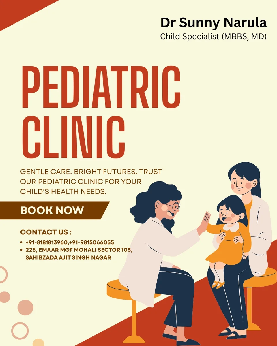 Dr.Sunny Narula-Child specialist in mohali - image 1
