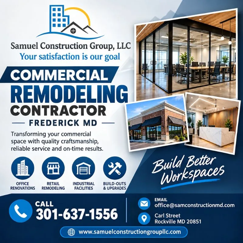 Trusted Commercial Remodeling Contractor Frederick MD for Your Business - image 1