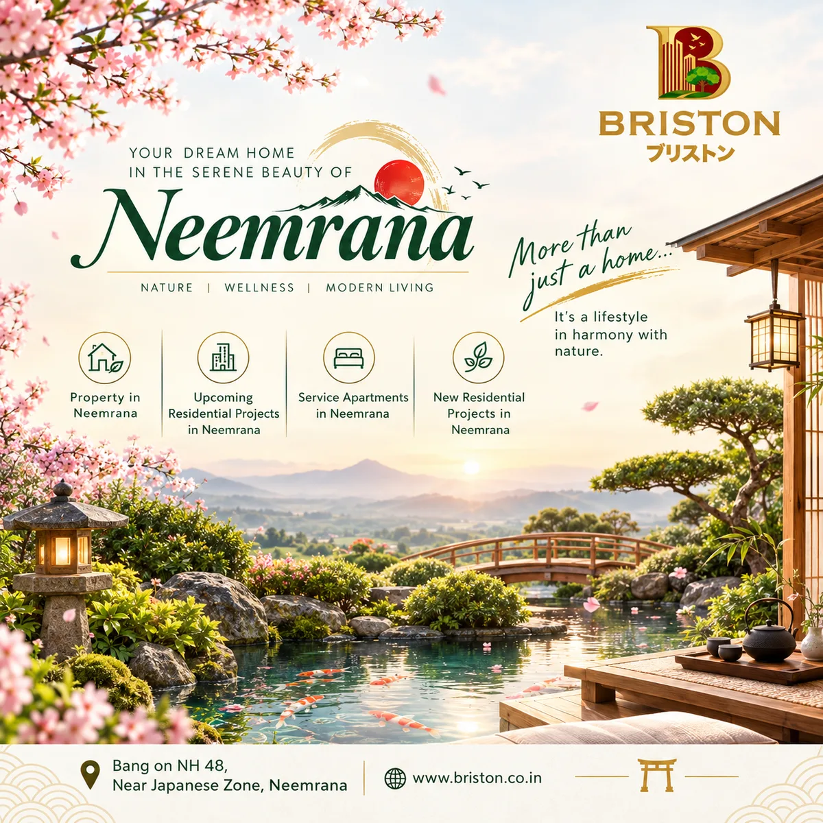 Briston Mirai Hills – Premium Property in Neemrana on NH48 - image 1