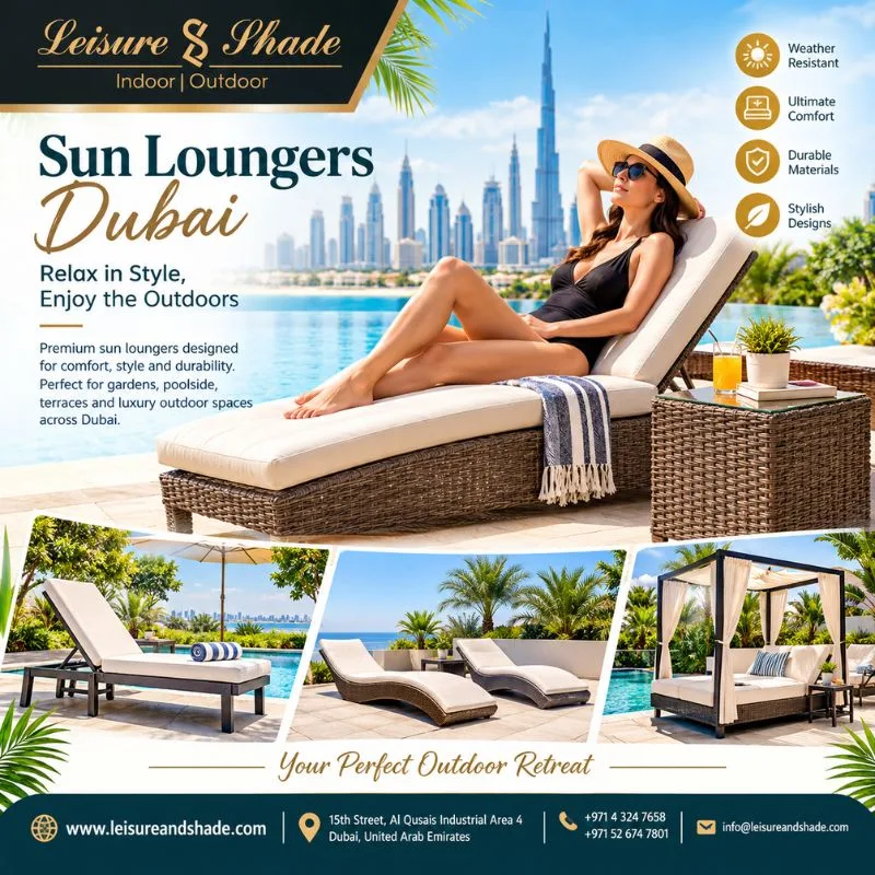Comfortable and Durable Sun Loungers Dubai for Luxury Outdoor Spaces - image 1