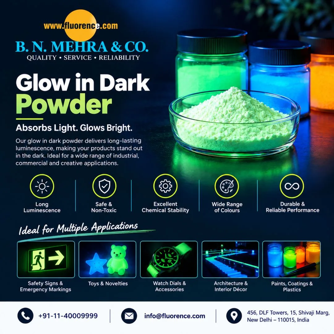 Glow in Dark Powder Supplier for Industries | Fluorence - image 1