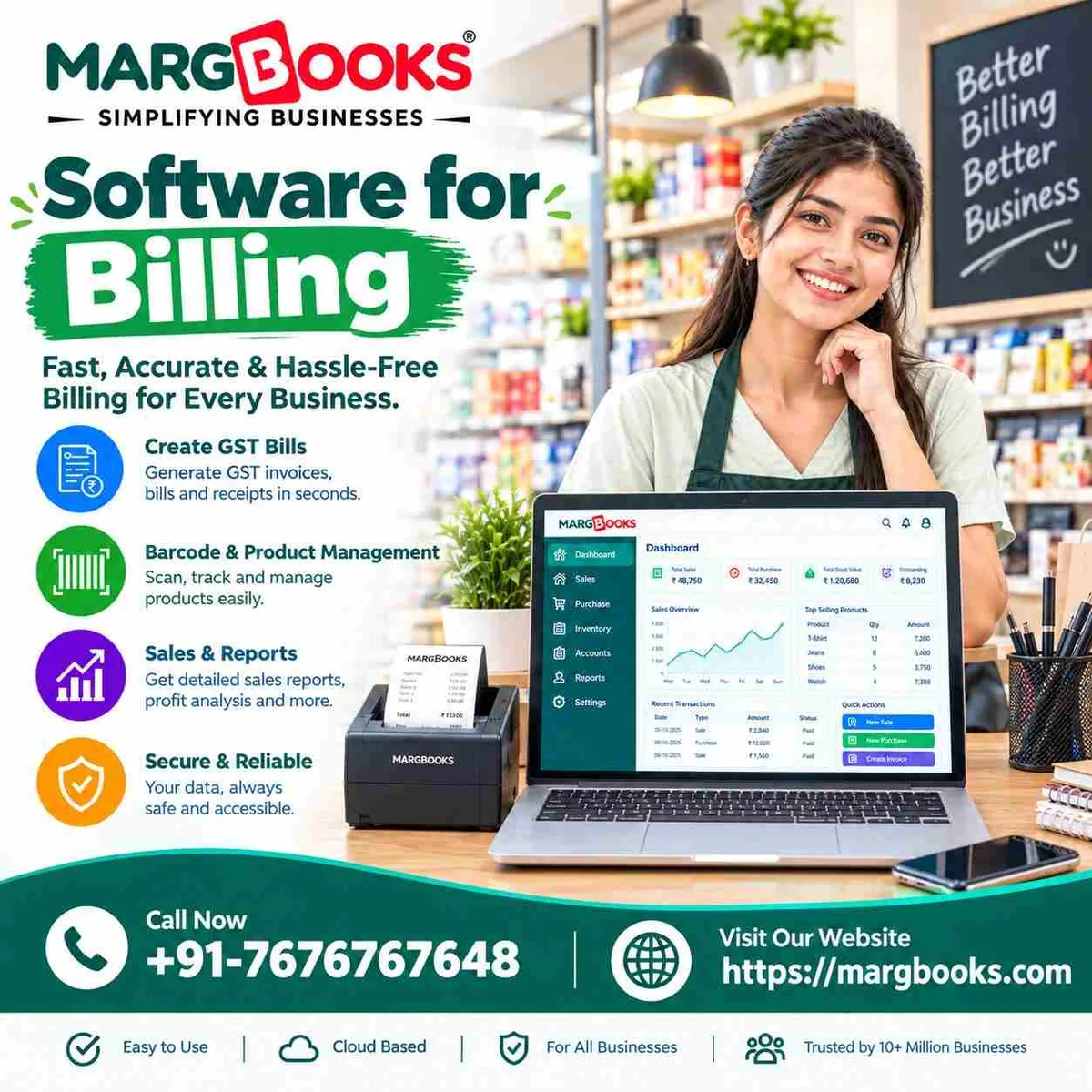 Software for Billing & GST Invoicing for Businesses | MargBooks - image 1