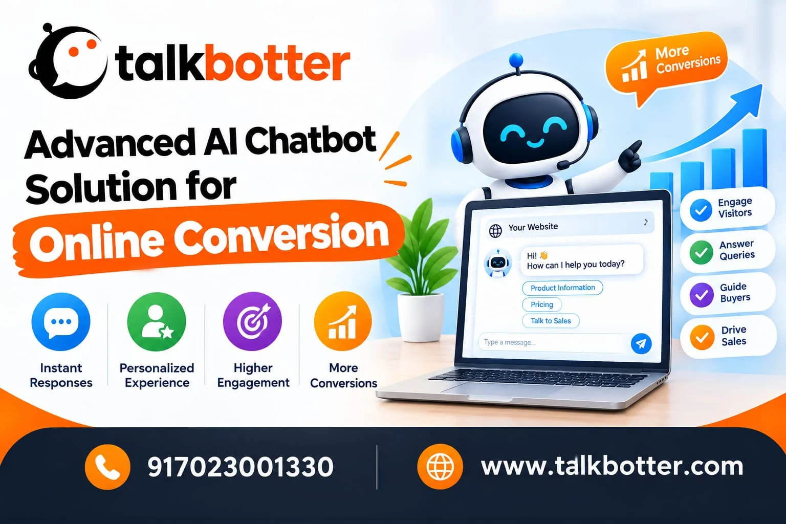 Advanced AI Chatbot Solutions for Online Conversions - image 1