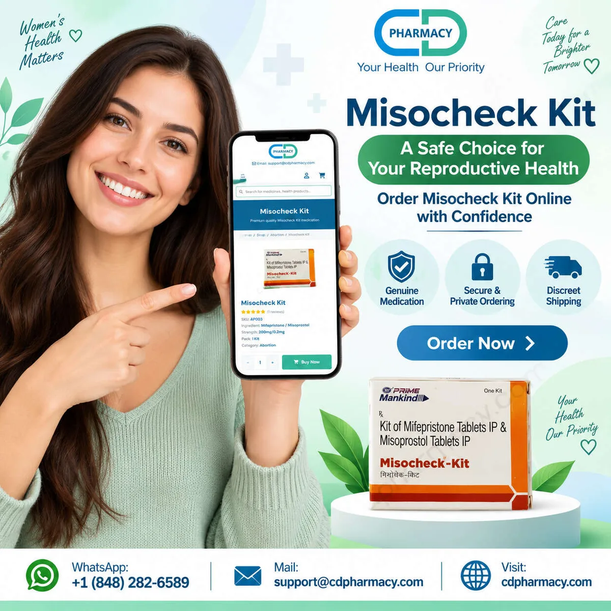 Explore Misocheck Kit for Abortion Care - image 1