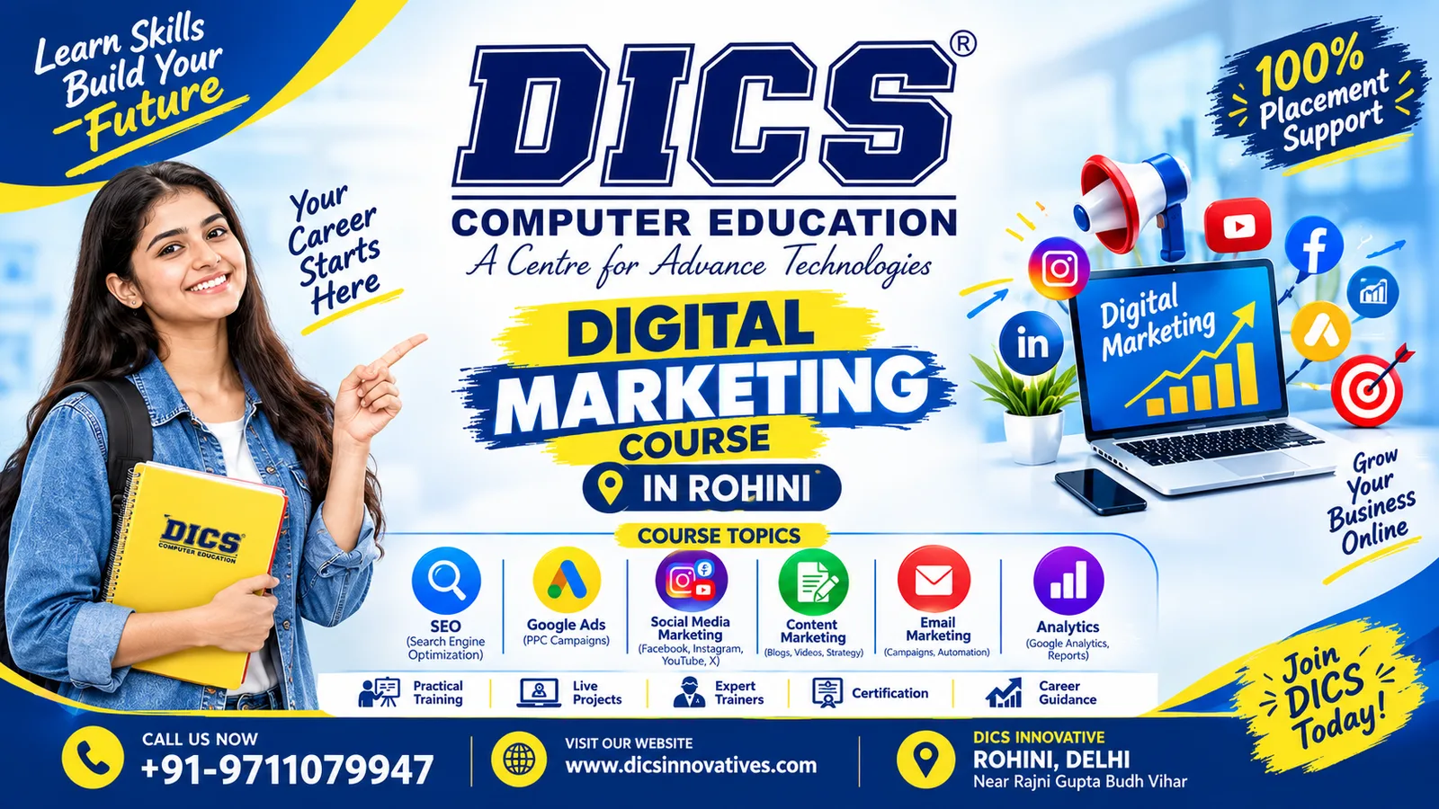 Best Digital Marketing Institute in Rohini – Practical Training with AI - image 1