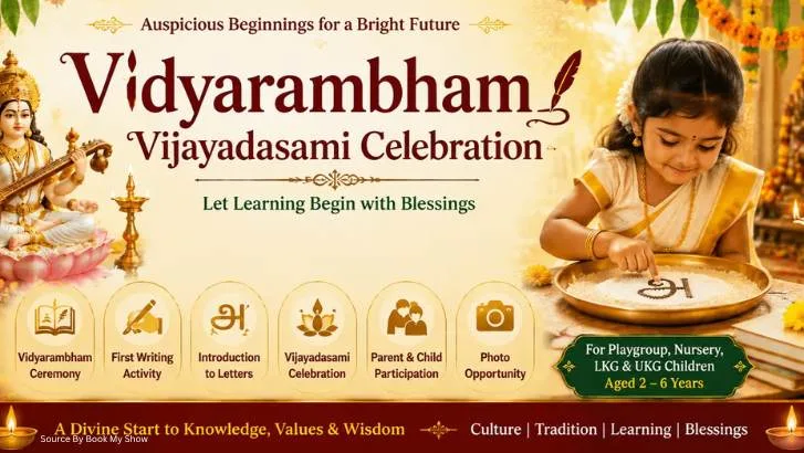 Vidyarambham | First Learning Journey | Vijayadasami Event - image 1