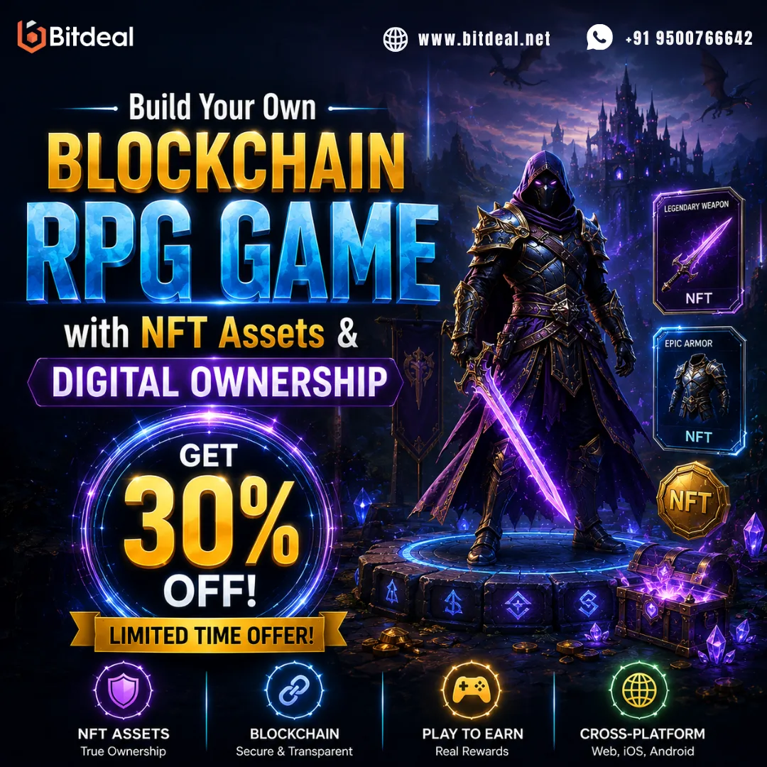 Build Your Own Blockchain RPG Game with NFT Assets & Digital Ownership - Get 30% OFF! - image 1