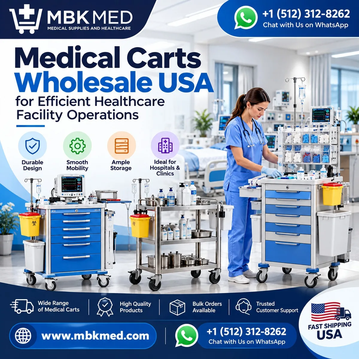 Medical Carts Wholesale USA for Efficient Healthcare Facility Operations - image 1