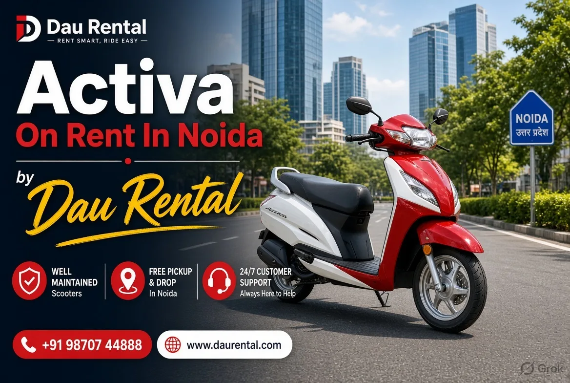 Activa on Rent in Noida – Dau Rental - image 1