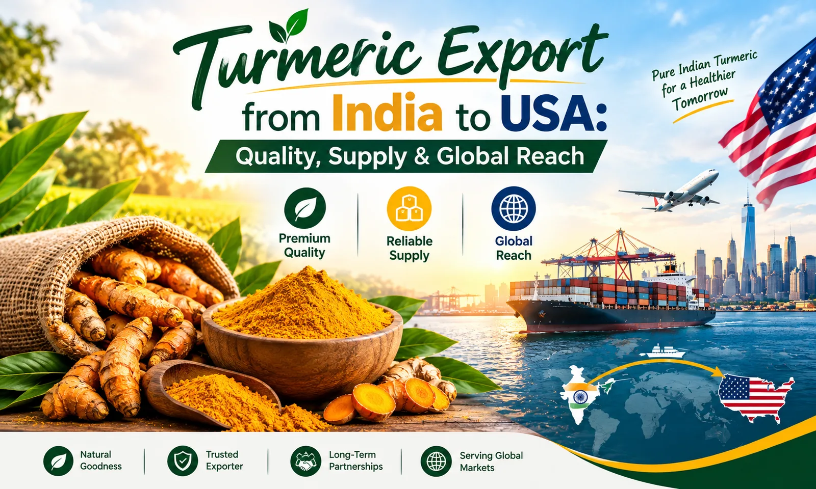 Turmeric Export from India to USA: Quality, Supply & Global Reach - image 1