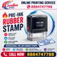 Rubber Stamp | Quality Printing | Corporate Gifts | Creative Zone Id Cards | 600RP - image 1
