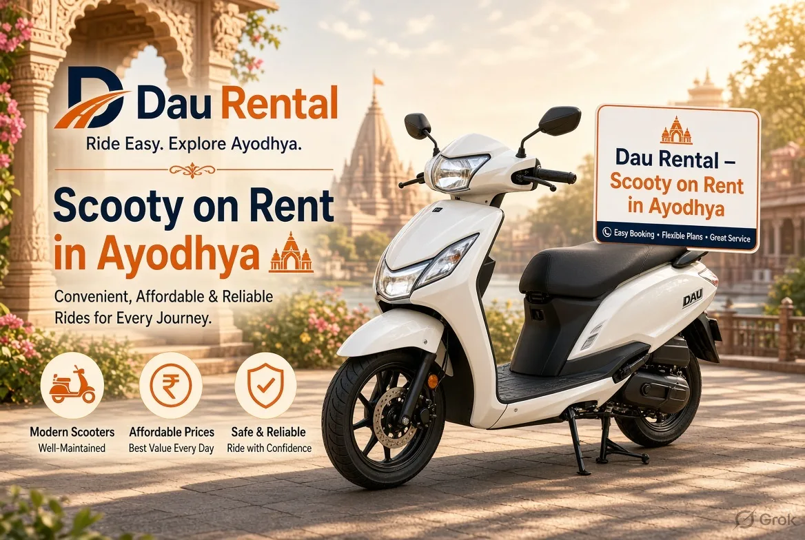 Scooty Rental in Ayodhya – Dau Rental - image 1