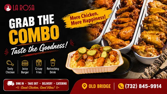 Fresh Chicken Combo Meals in Old Bridge - La Rosa Chicken & Grill Restaurant - image 1