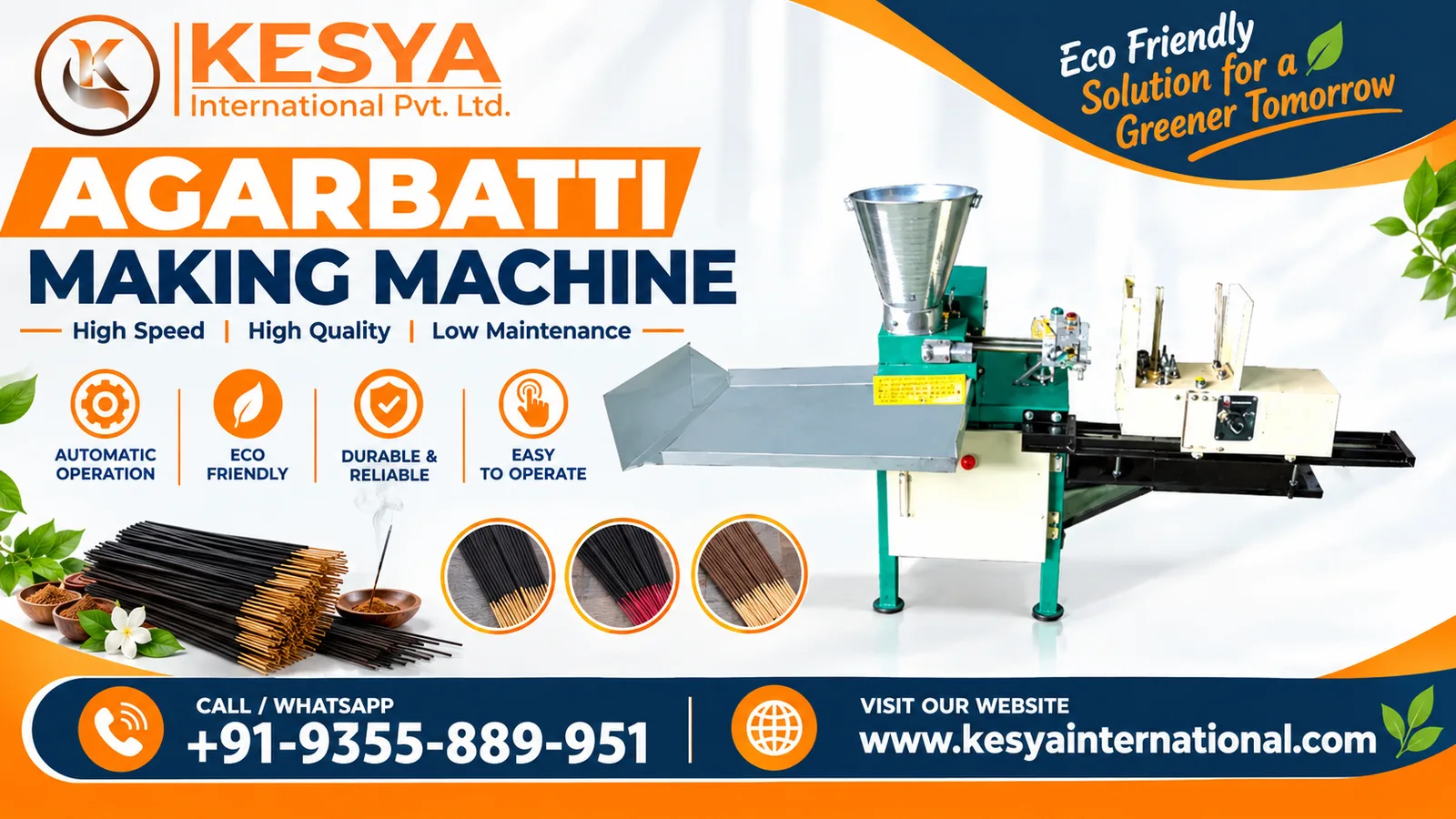 agarbatti making machine | kesya international - image 1
