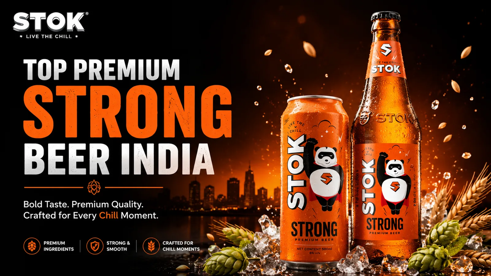 Top Premium Strong Beer India | STOK Beer India - image 1