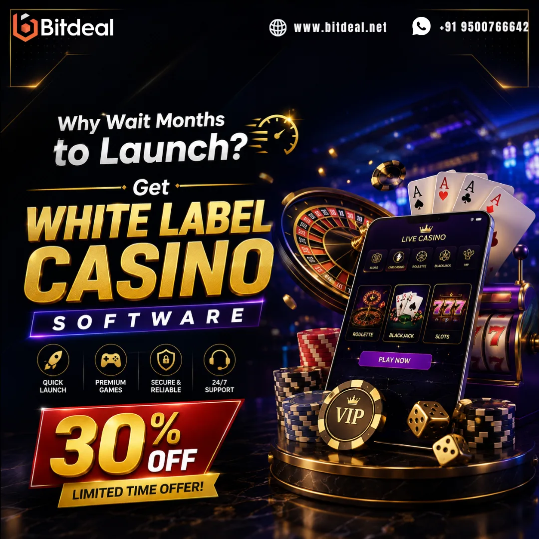 Why Wait Months to Launch? Get White Label Casino Software – 30% OFF - image 1