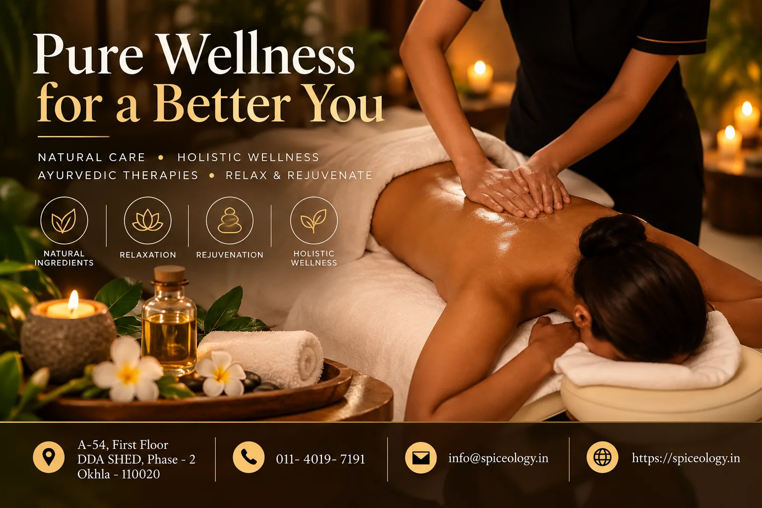 Full Body Massage in Delhi | Ayurvedic Spa by Spiceology - image 1