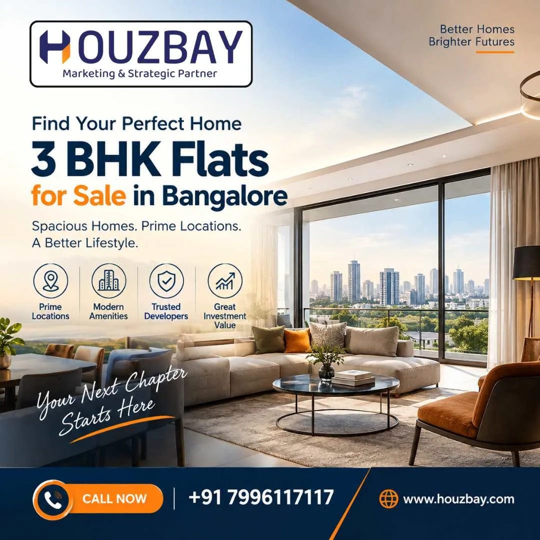 Houzbay Real Estate Consulting | 3 BHK Flats for Sale in Bangalore - image 1