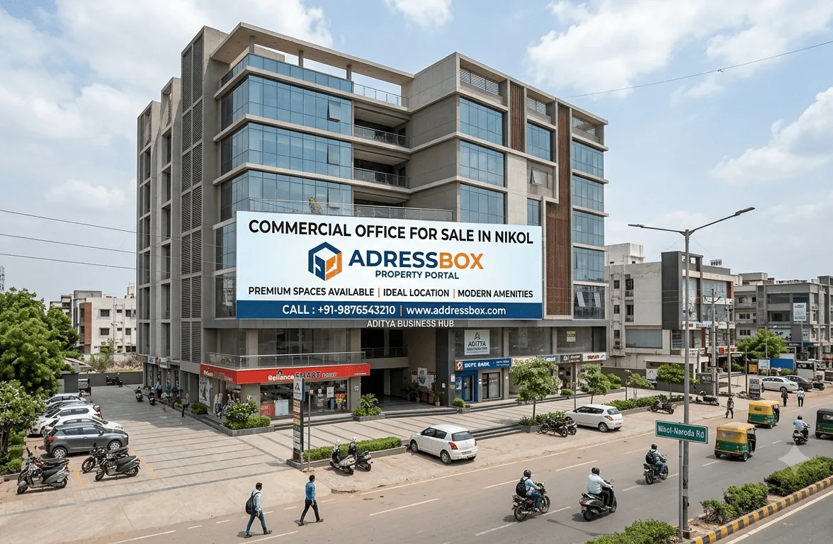 Office for Sale in Nikol, Ahmedabad | Addressbox - image 1
