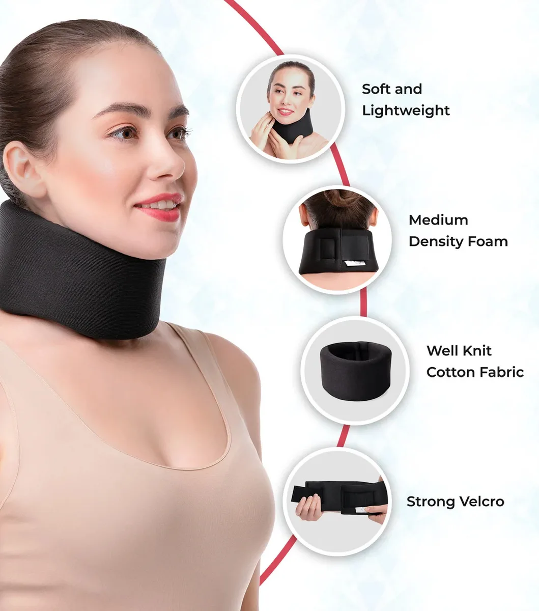 Unisex Soft Neck Support Brace for Comfortable Neck Support | SNUG360 - image 1
