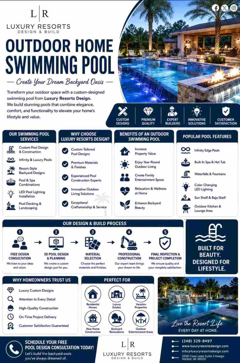 Elegant Outdoor Swimming Pools for Beautiful Homes - image 1