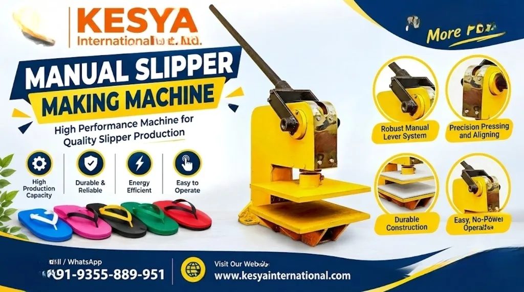 Manual slipper making machine | kesya international - image 1