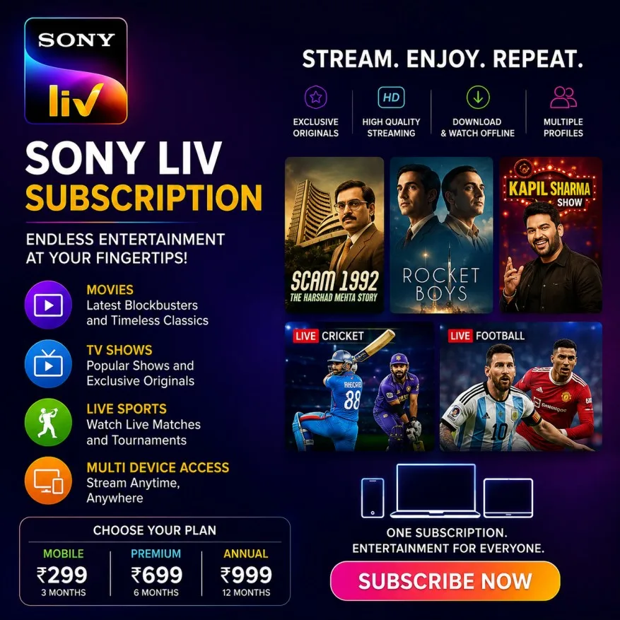 Watch Latest Movies Anytime Via Sony Liv Subscription Plan - image 1