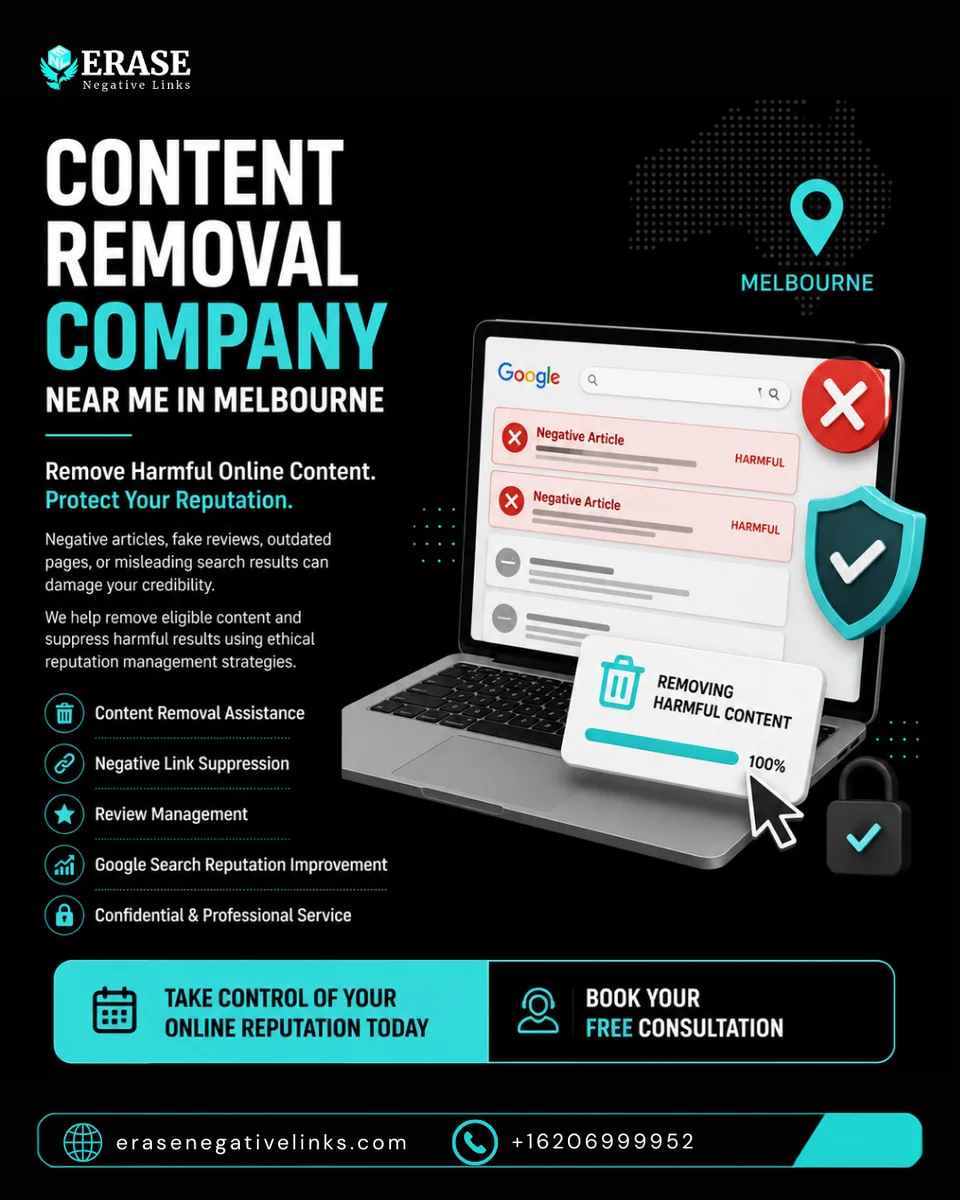 Professional Content Removal Services Melbourne | Erase Negative Links - image 1