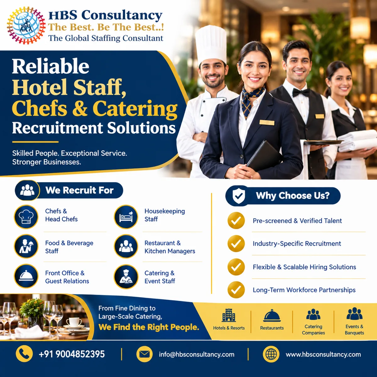 Reliable Overseas Hotel Staff, Chefs & Catering Recruitment Solutions - image 1