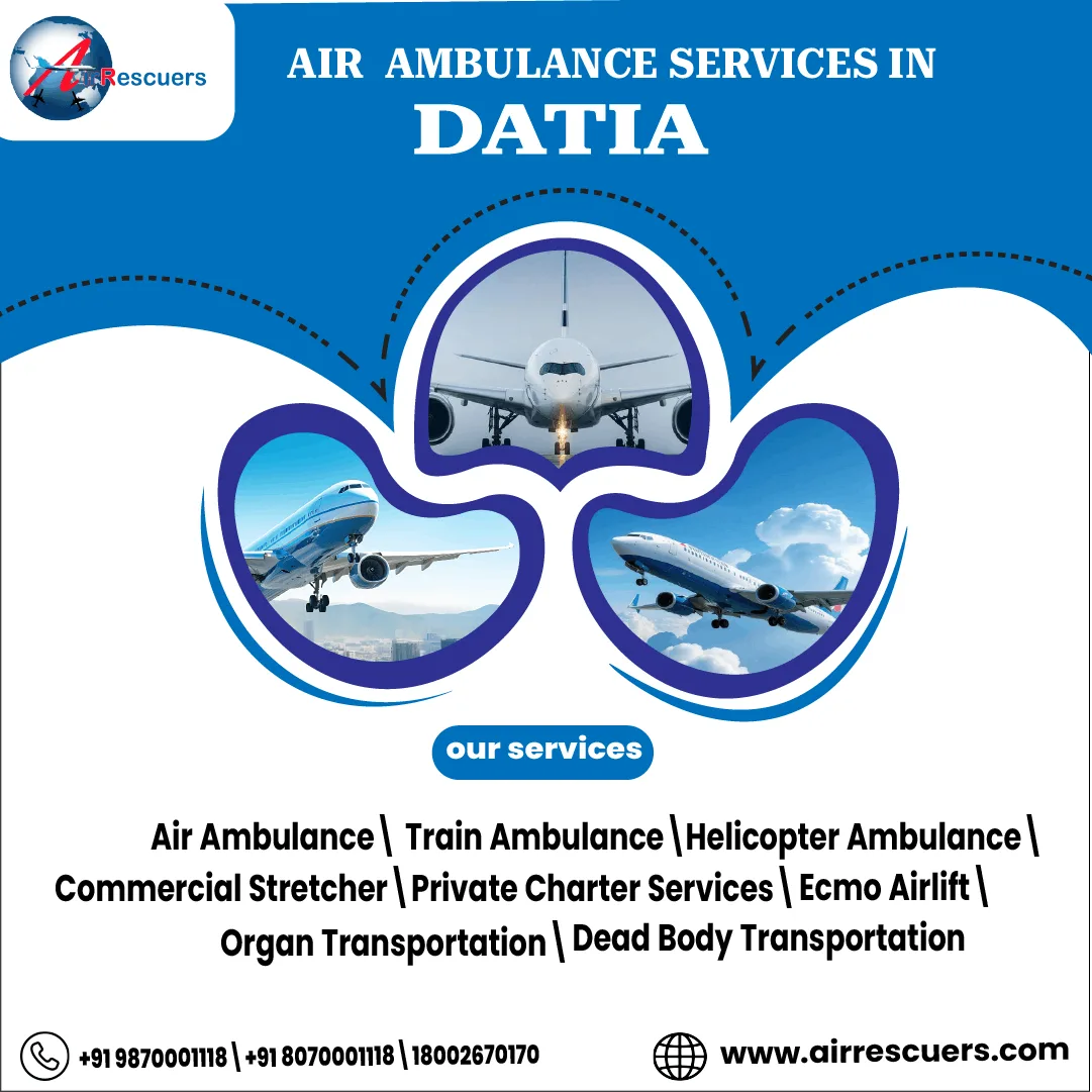 Air Ambulance Services in Datia for Specialized Patient Transport - image 1