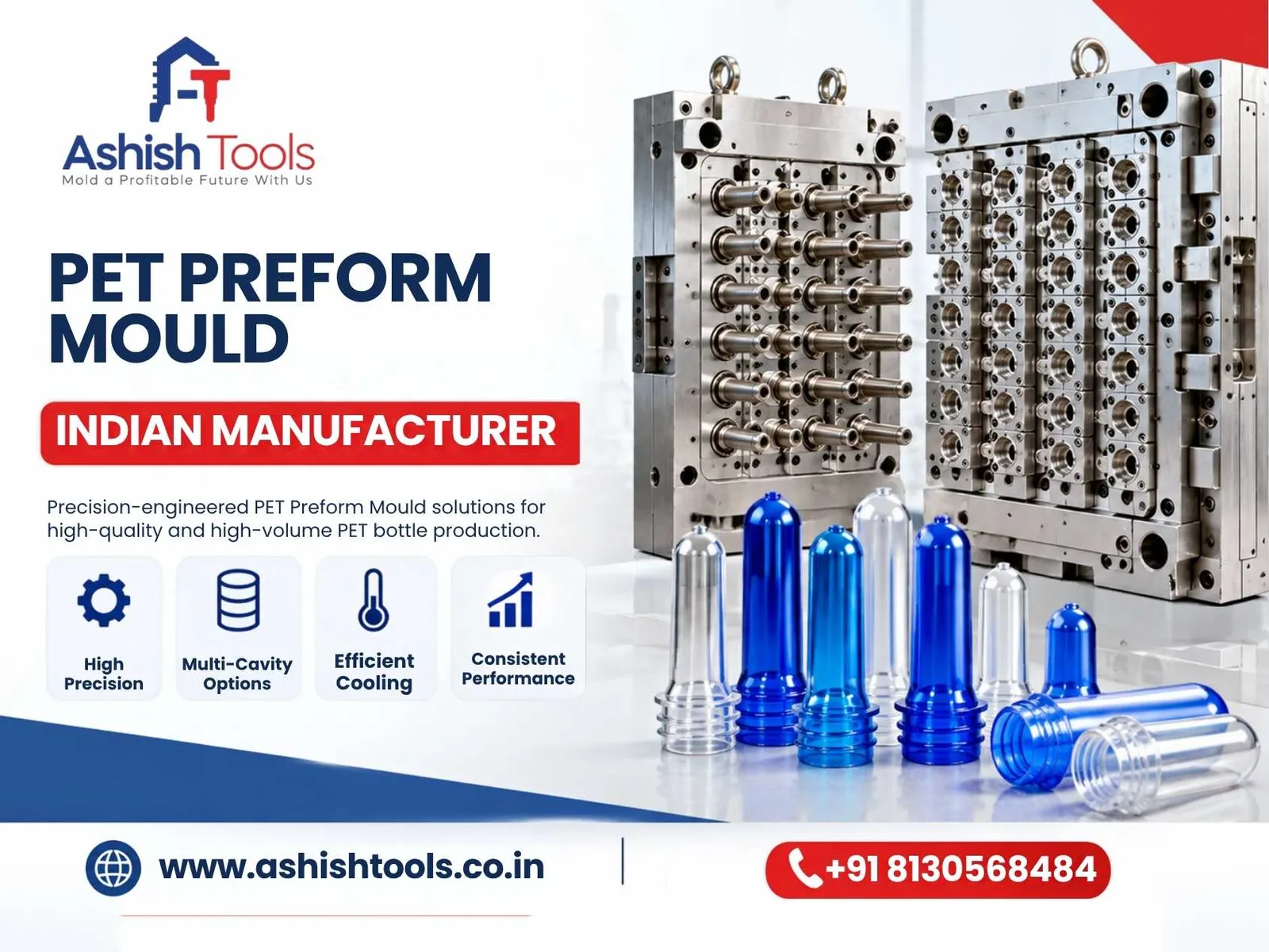 High-Performance PET Preform Mould | Indian Manufacturer - image 1