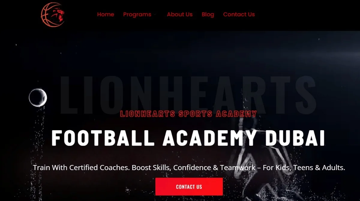 Football Training Dubai for Kids & Adults | LionHeart Sports - image 1