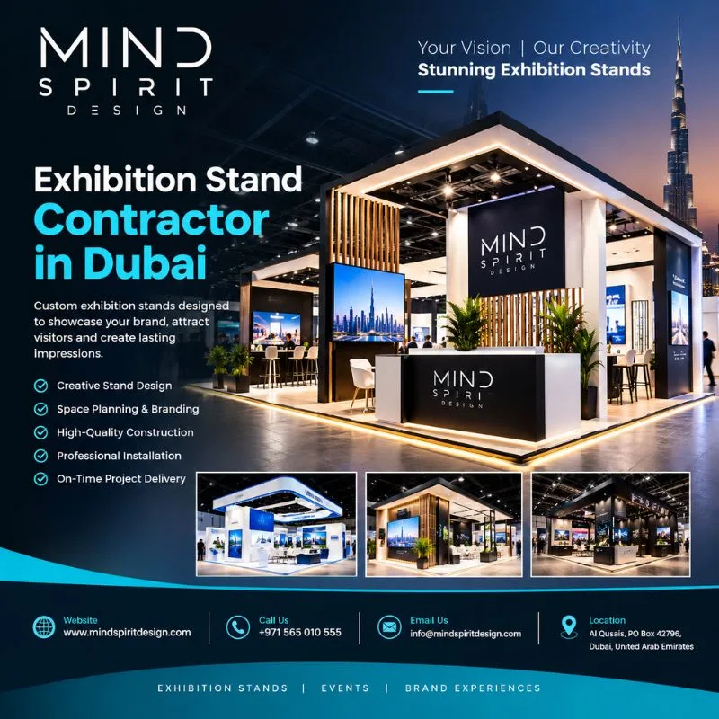 Mind Spirit Design – Your Trusted Exhibition Stand Contractor in Dubai - image 1