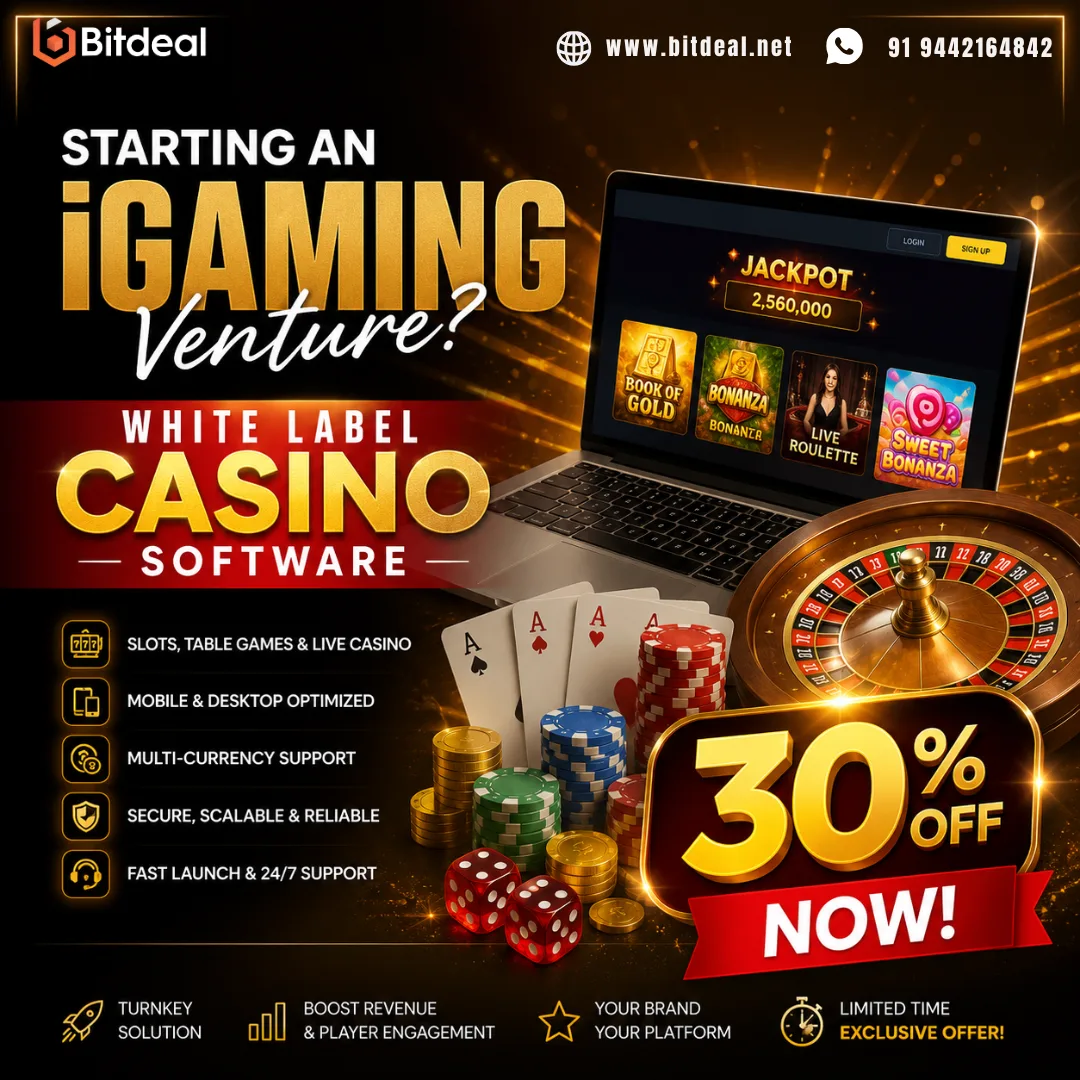 Starting an iGaming Venture? White Label Casino Software - 30% OFF Now - image 1