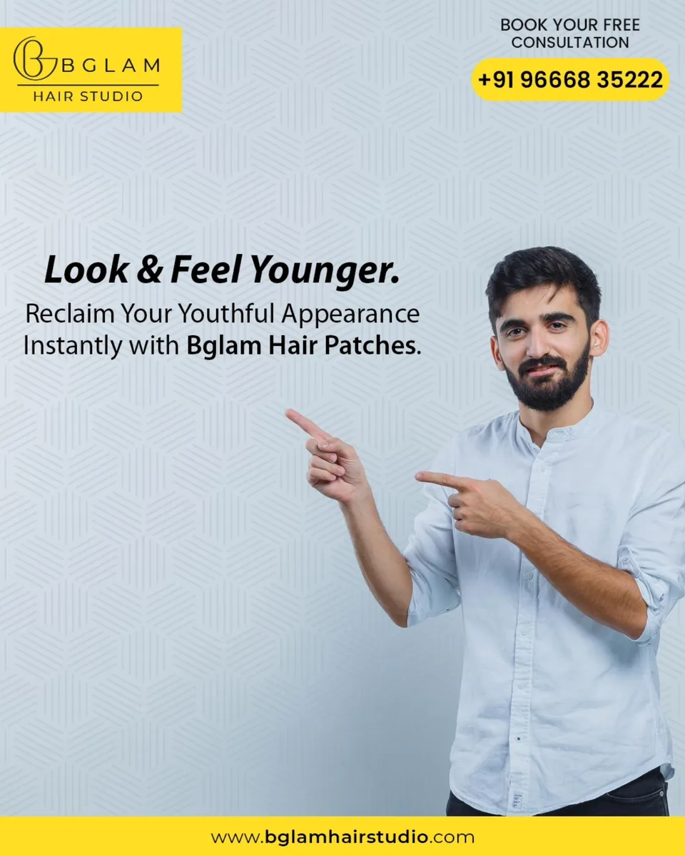 Hair Patch for Men in Bangalore | Non-Surgical Hair Replacement - image 1