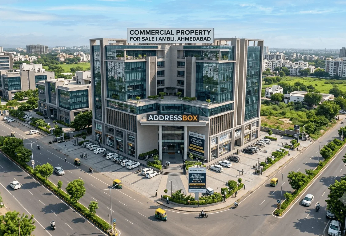 Commercial Property for Sale in Ambli, Ahmedabad | Addressbox - image 1