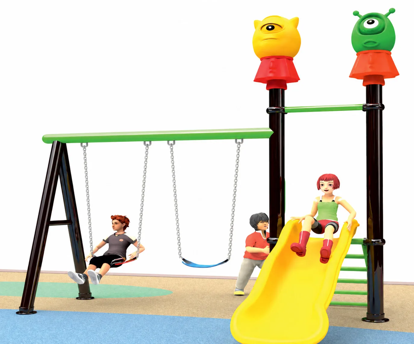 Multi Play Station QFO-MPS-01 | Quality FRP – Outdoor Playground Equipment - image 1