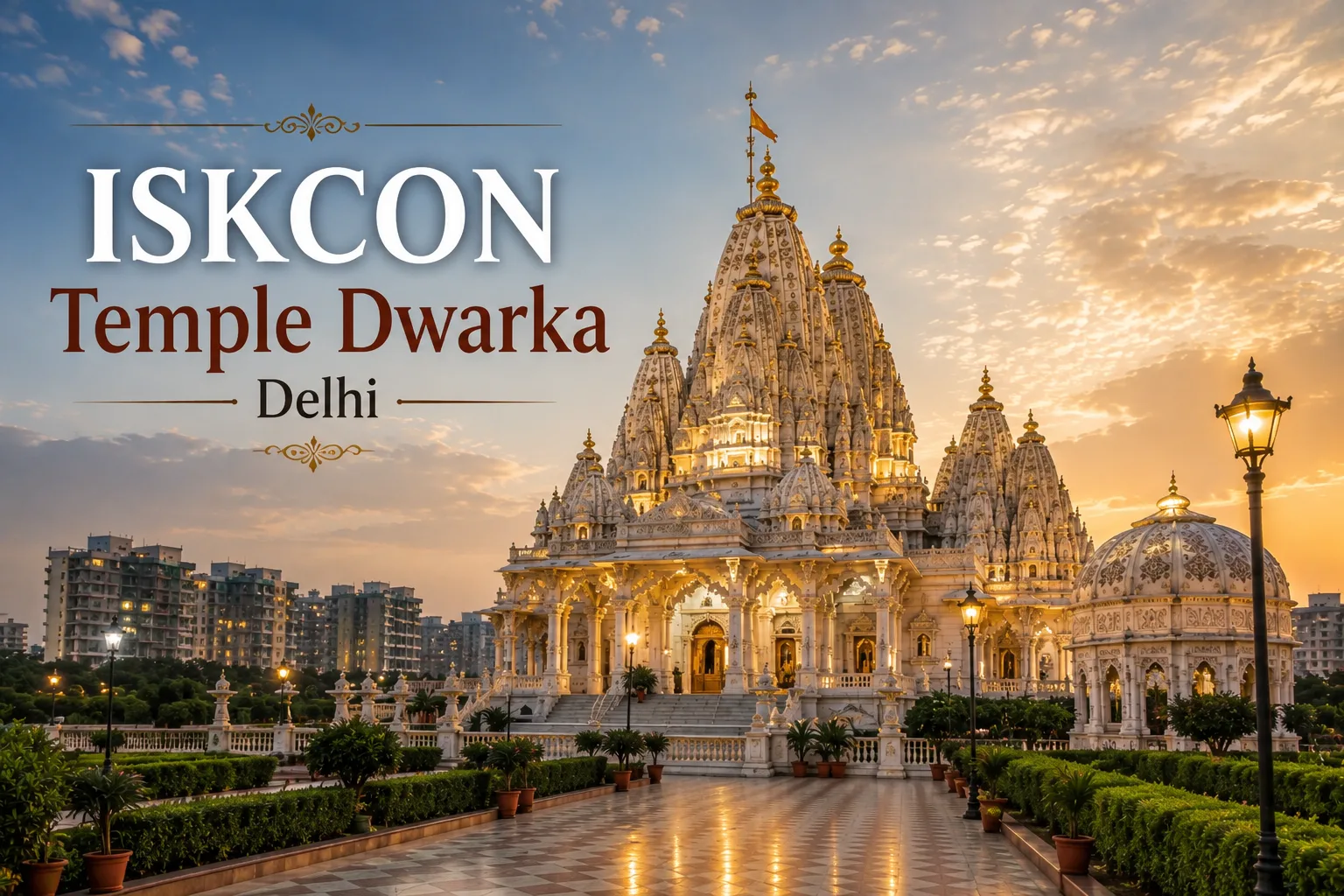 ISKCON Temple Dwarka Delhi - image 1