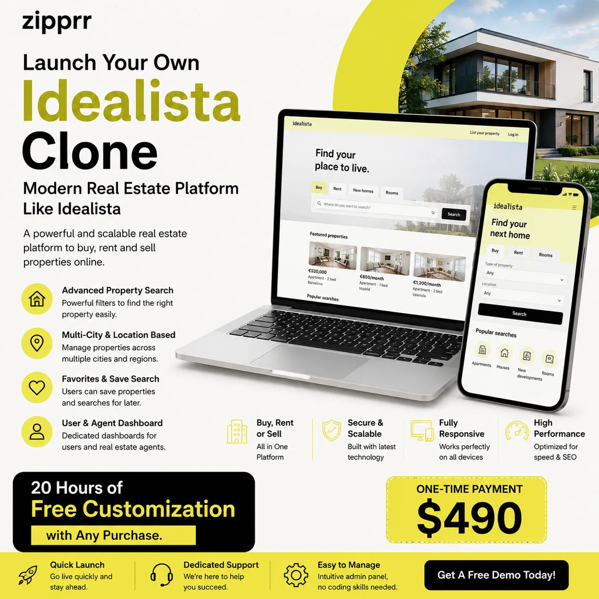 Can Zipprr's $490 Idealista Clone Cut Agency Portal Costs? - image 1