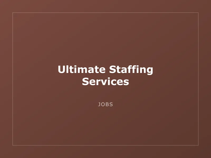 Ultimate Staffing Services - image 1