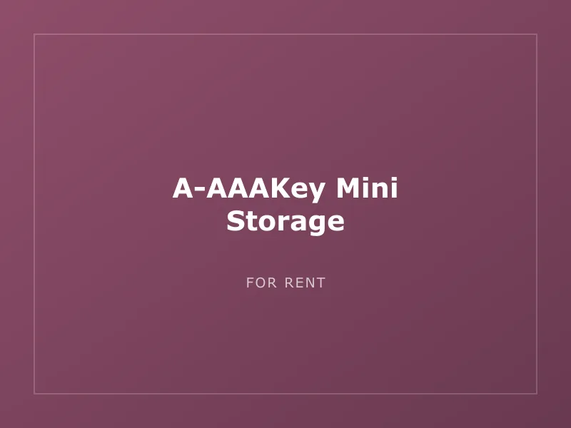 A-AAAKey Mini Storage - image 1